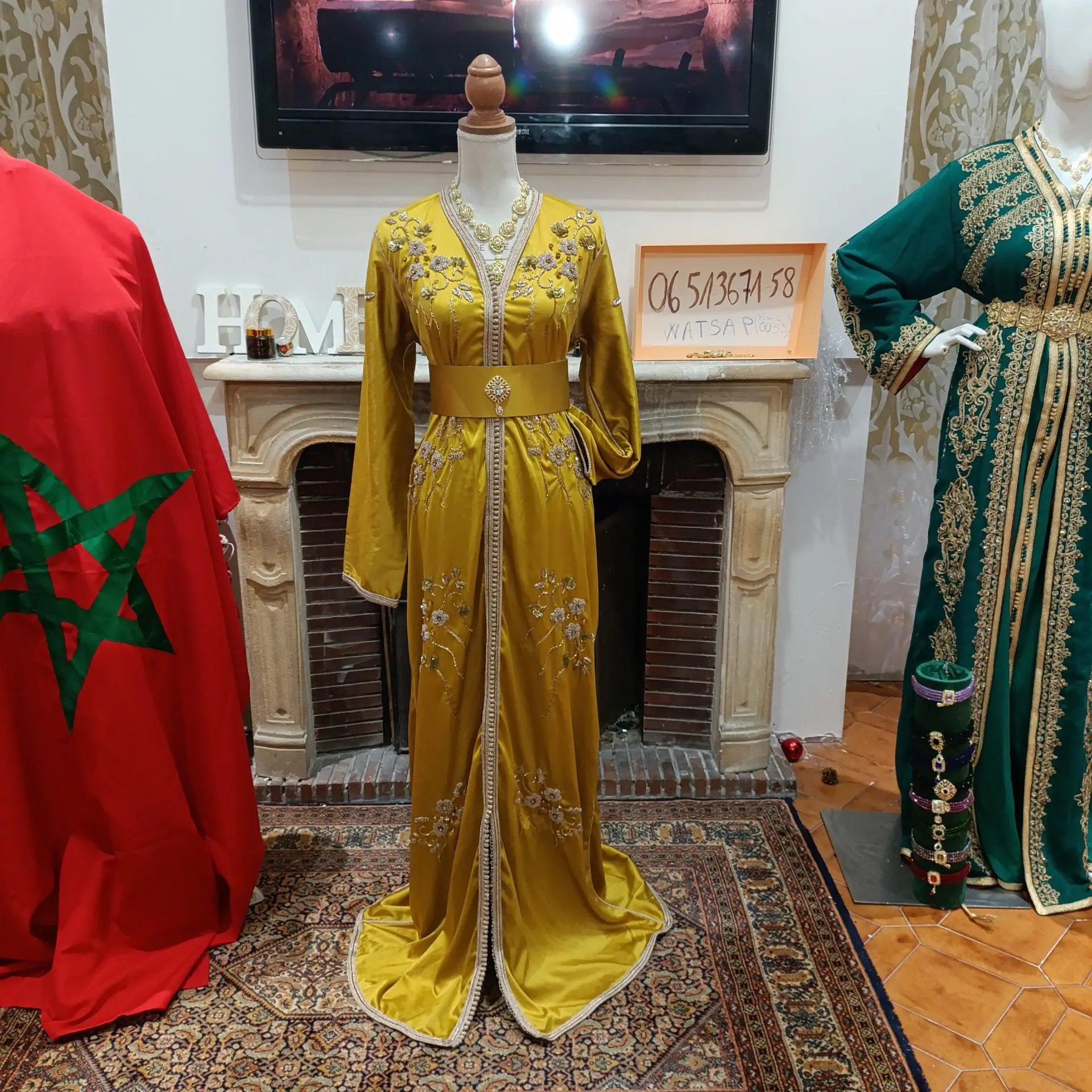 caftan marocain d'occasion grande taille