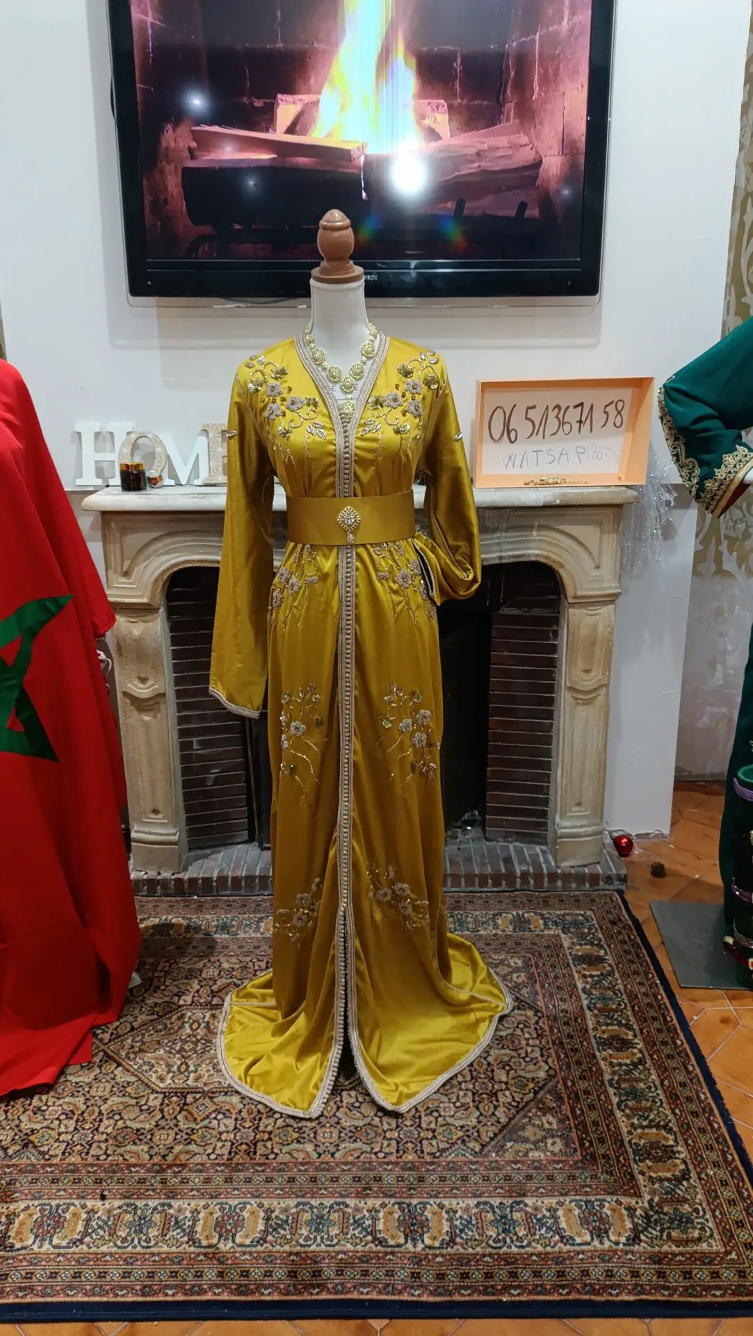 caftan marocain d'occasion grande taille – Image 10