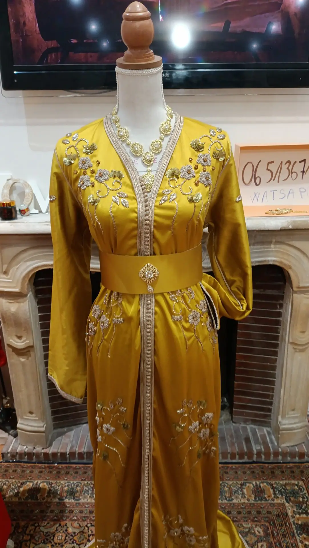 caftan marocain d'occasion grande taille – Image 2