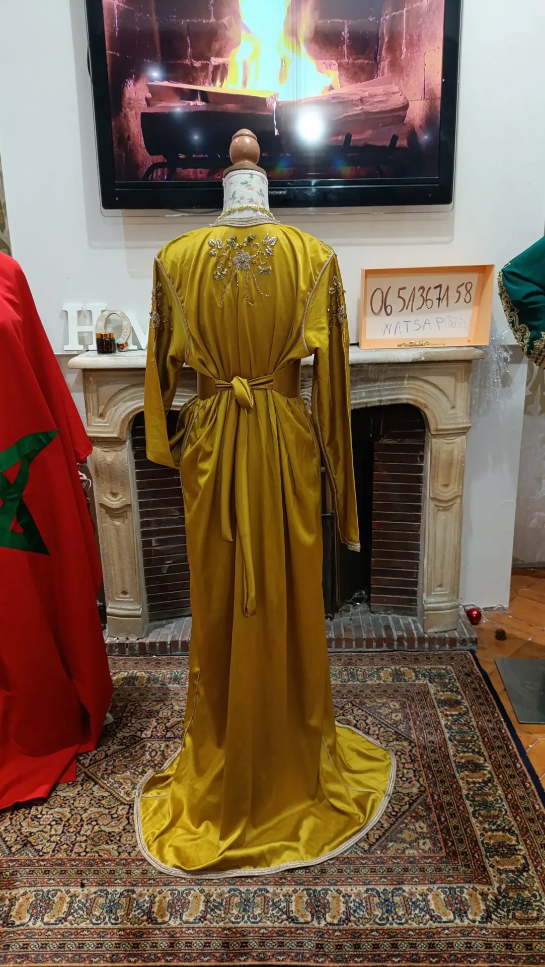 caftan marocain d'occasion grande taille – Image 6