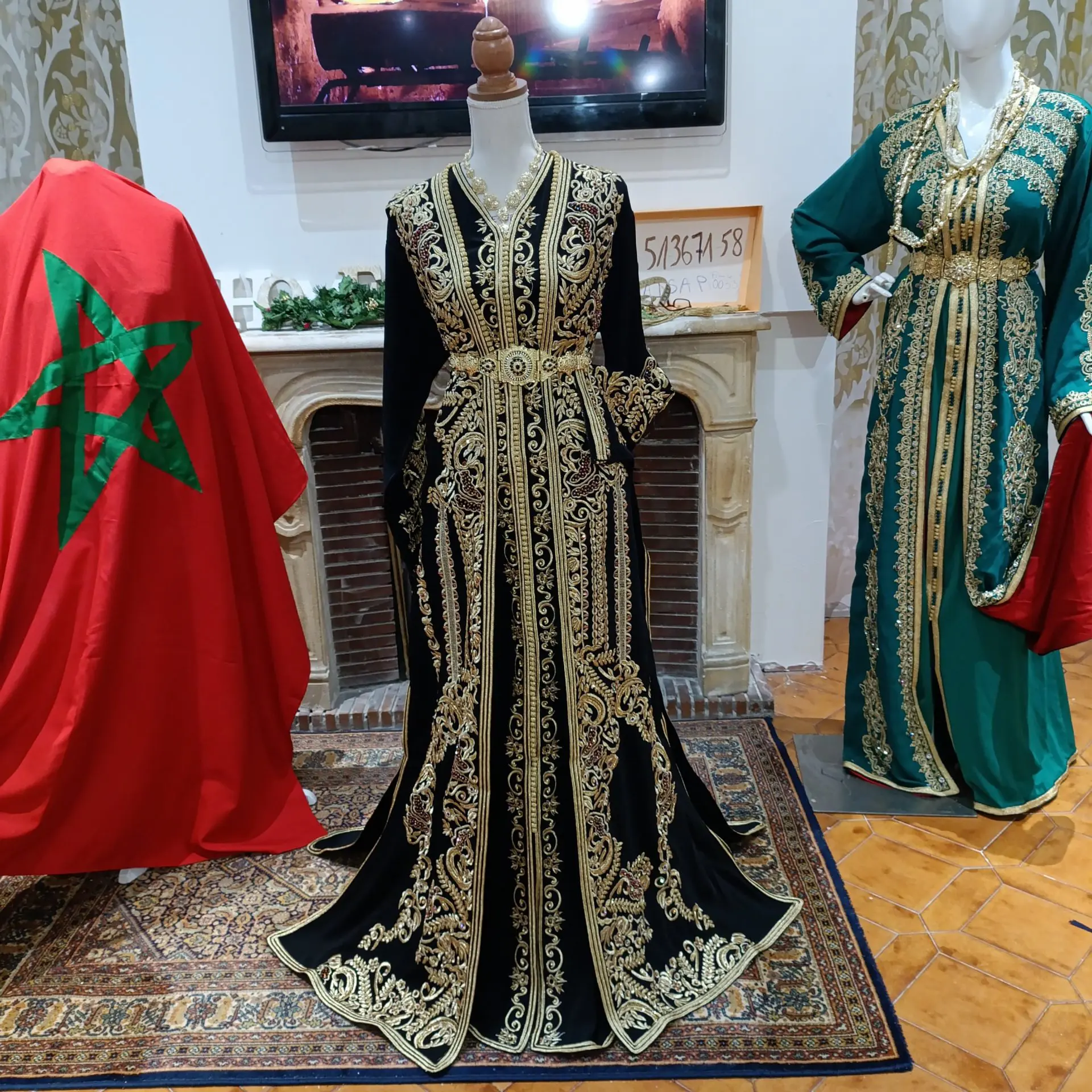 caftan marocain neuf - Takchita deux pièces