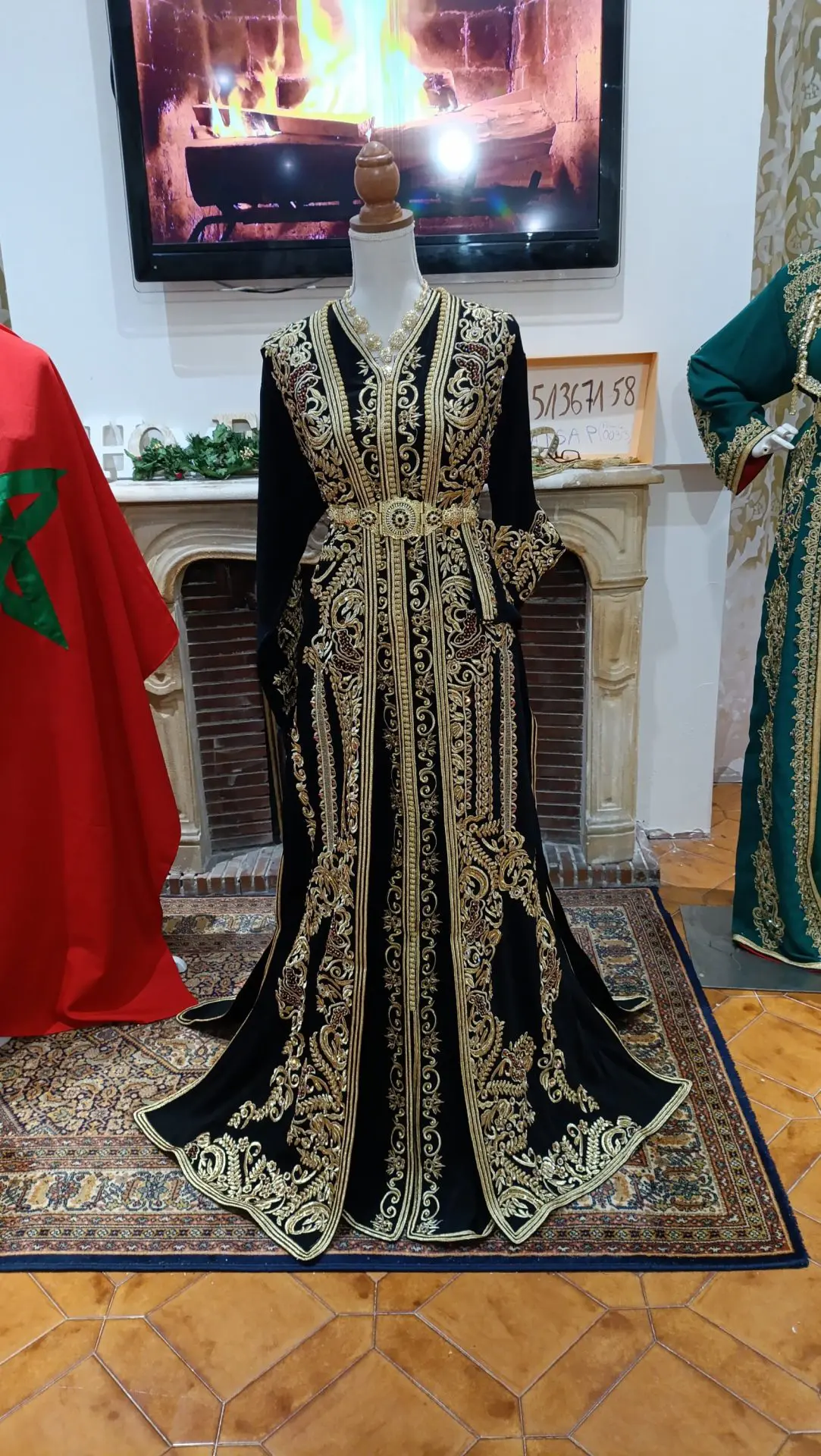 caftan marocain neuf - Takchita deux pièces – Image 2