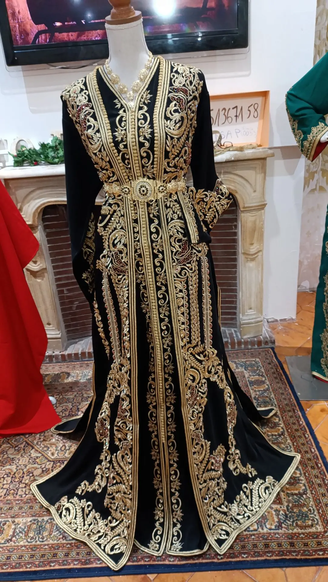 caftan marocain neuf - Takchita deux pièces – Image 5