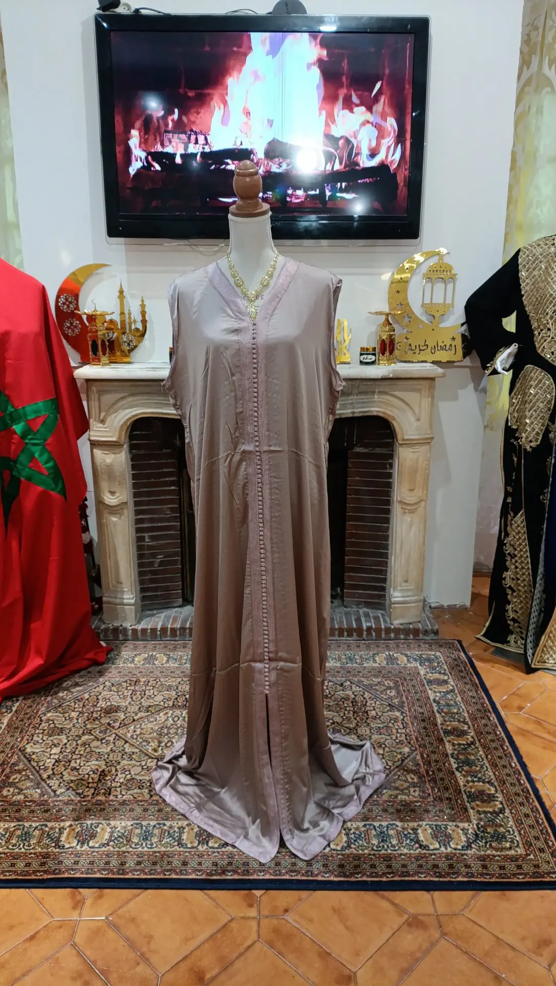 caftan marocain neuf - Grande Taille - Takchita deux pièces – Image 11
