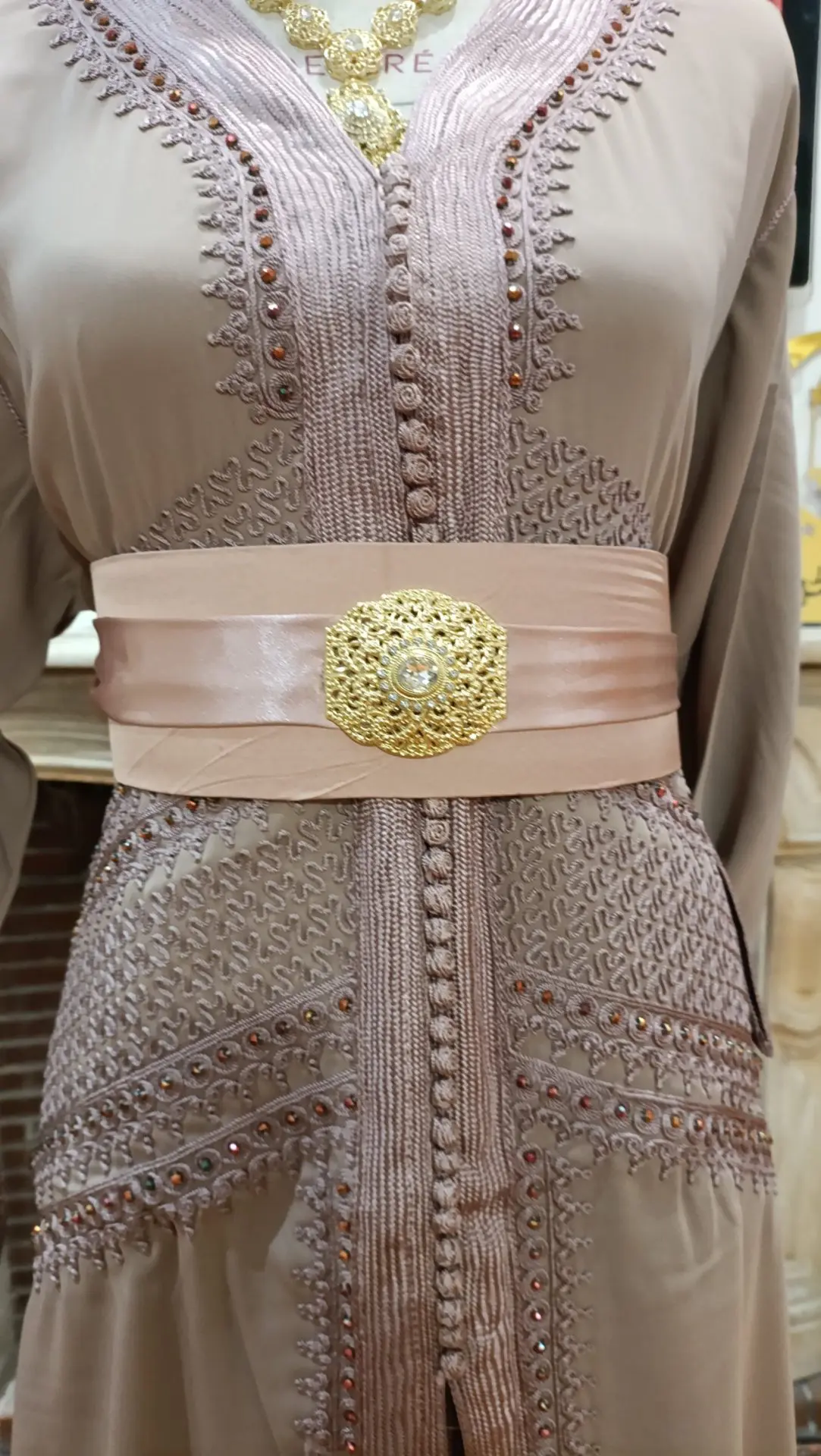 caftan marocain neuf - Grande Taille - Takchita deux pièces – Image 7