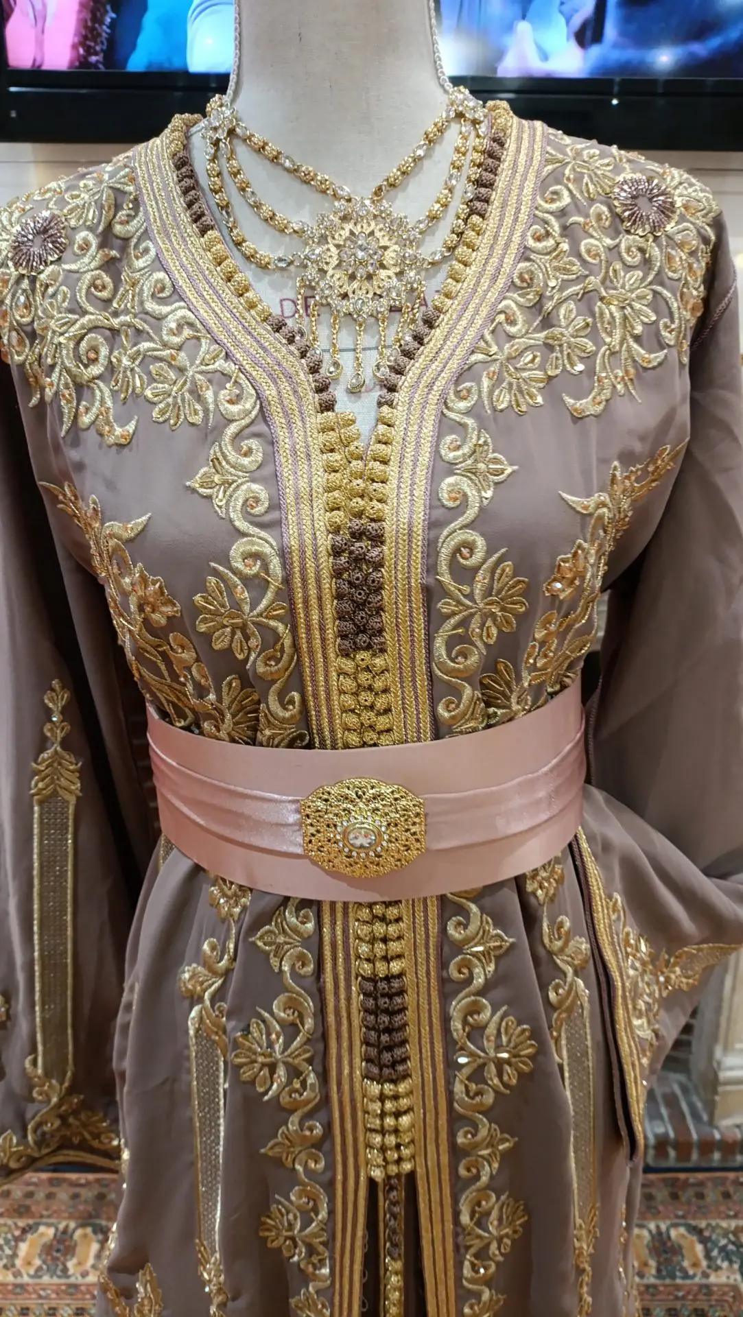 caftan marocain neuf - Takchita deux pièces – Image 7