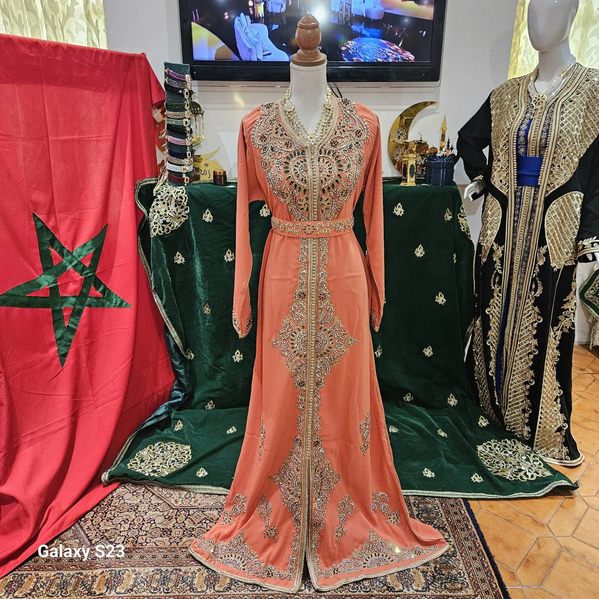 caftan marocain neuf avec ceinture – Image 8