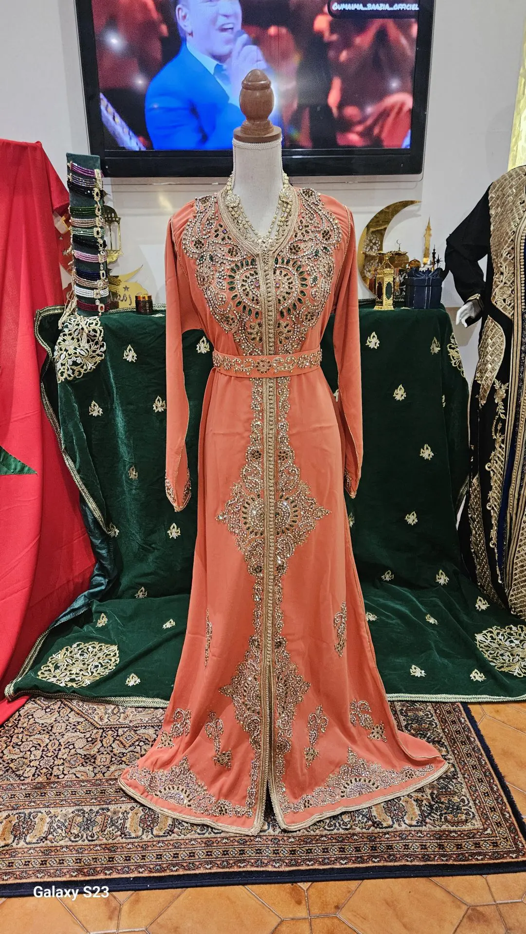 caftan marocain neuf avec ceinture – Image 6
