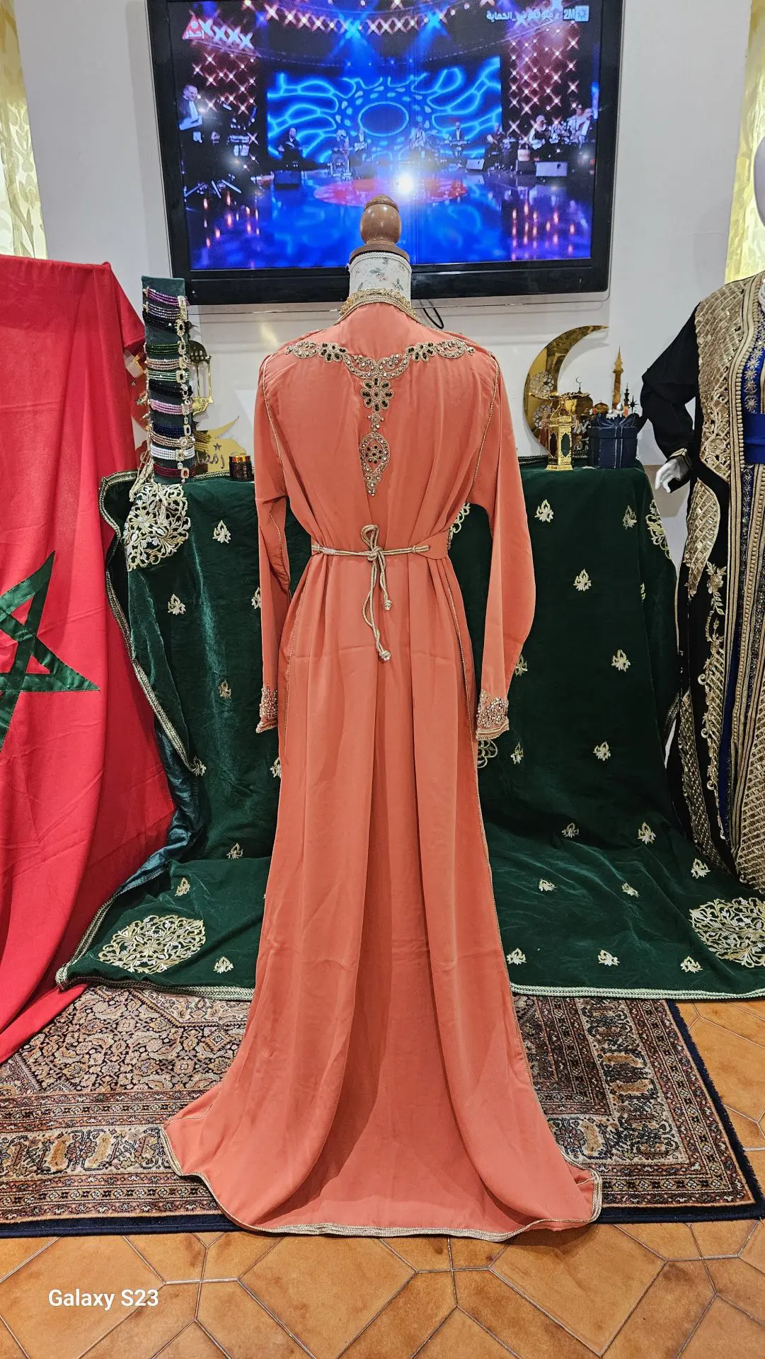 caftan marocain neuf avec ceinture – Image 9