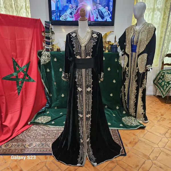 Caftan marocain d'occasion — taille 40-42 — photo 11