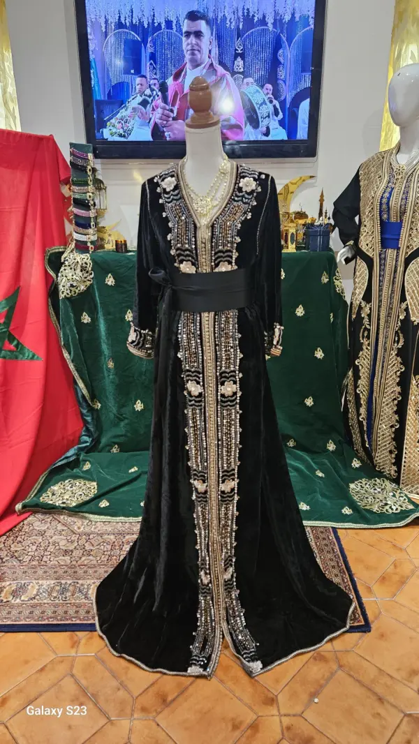 Caftan marocain d'occasion — taille 40-42 — photo 8