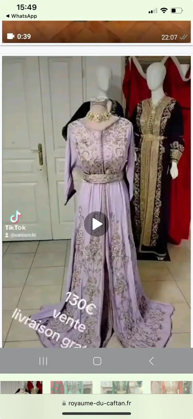 deux caftan marocain neuf – Image 2