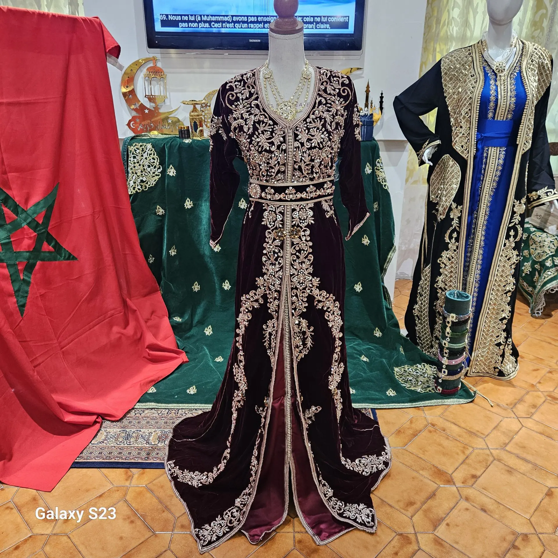 lot deux caftan marocain