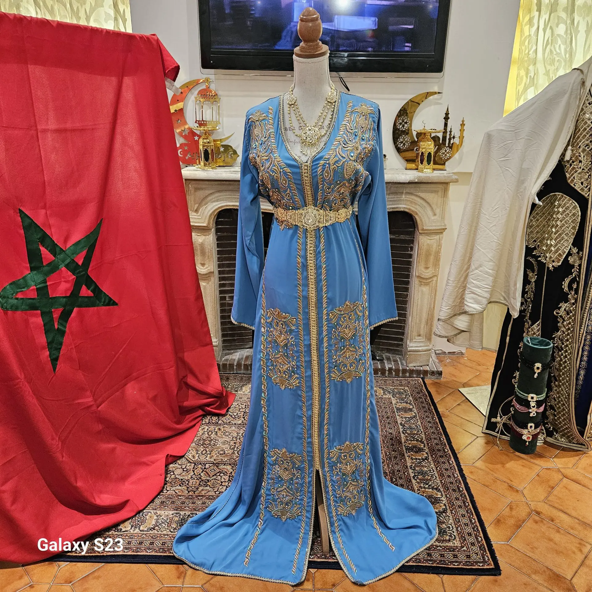 caftan marocain d'occasion grande taille – Image 10