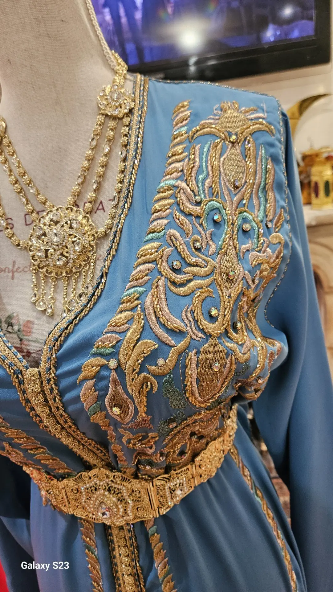 caftan marocain d'occasion grande taille – Image 8