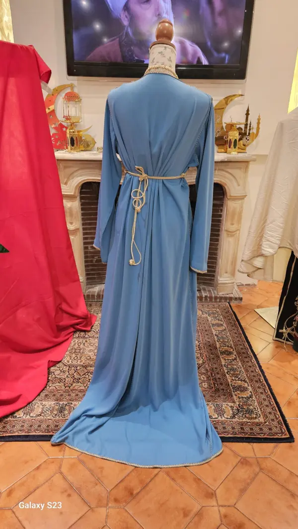Caftan marocain d'occasion grande taille — taille 44-46 — photo 7