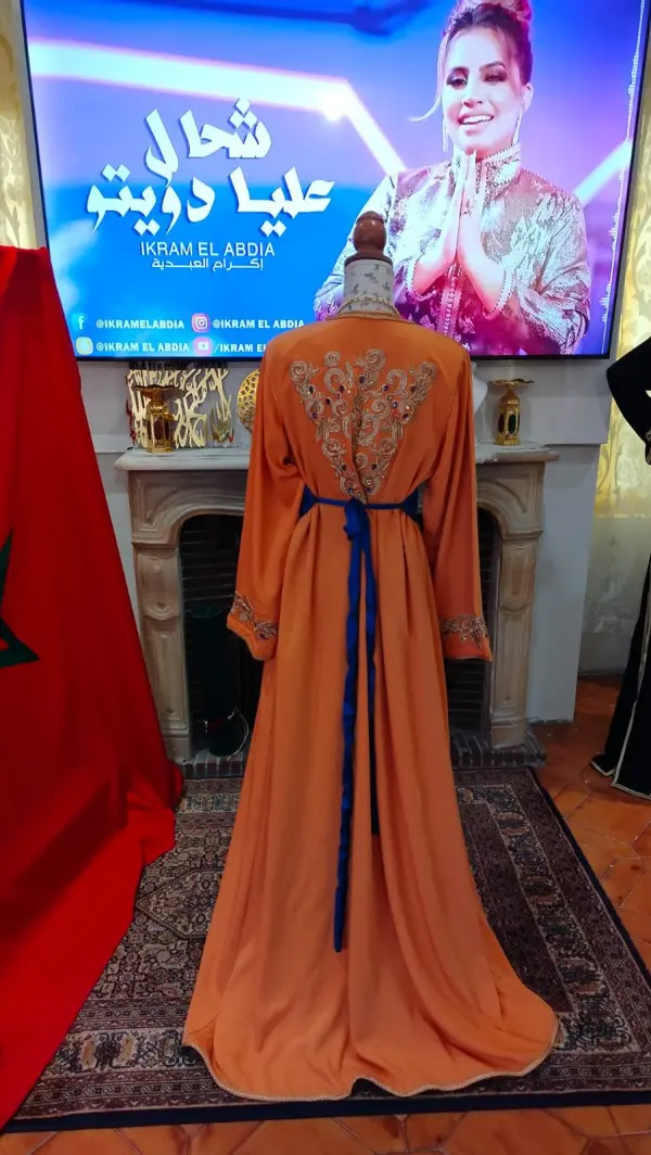 Caftan marocain d'occasion quasi neuf — taille 40-42 — photo 9