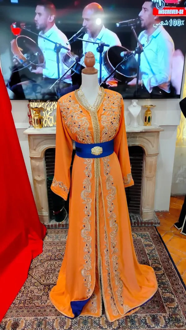 Caftan marocain d'occasion quasi neuf — taille 40-42 — photo 8