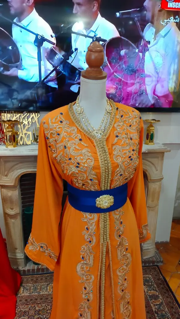 Caftan marocain d'occasion quasi neuf — taille 40-42 — photo 5