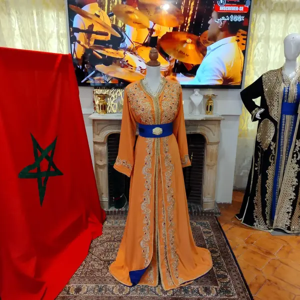 Caftan marocain d'occasion quasi neuf — taille 40-42 — photo 7