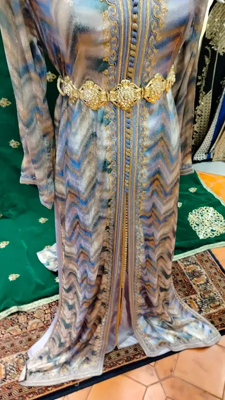 caftan marocain d'occasion - Takchita deux pièces – Image 6