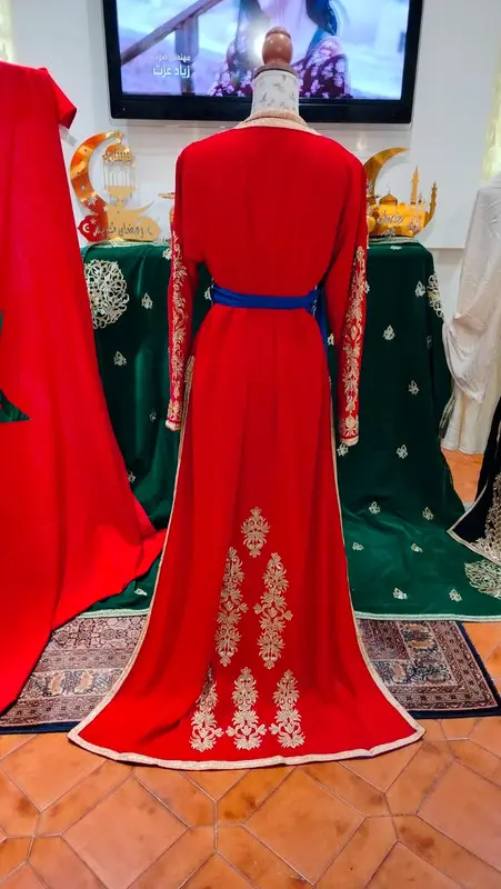 caftan marocain neuf doublé - Takchita deux pièces – Image 2