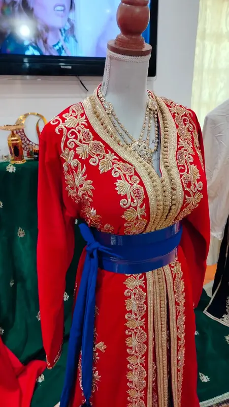 caftan marocain neuf doublé - Takchita deux pièces – Image 12