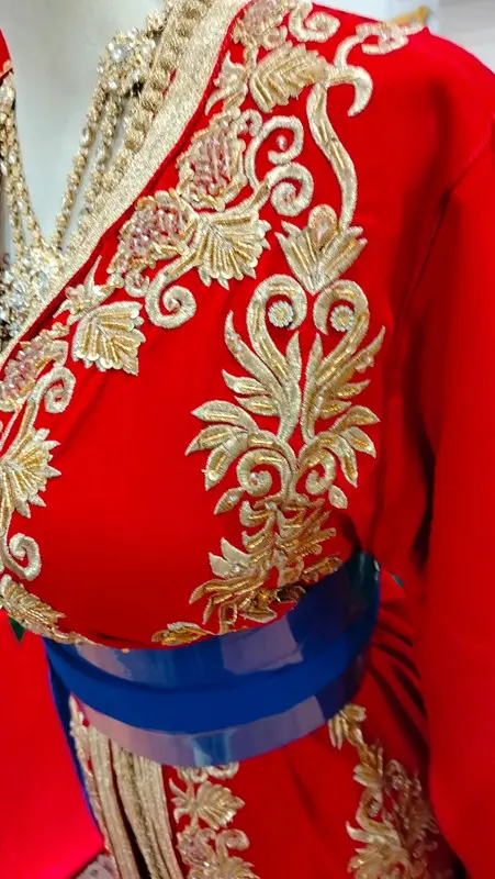 caftan marocain neuf doublé - Takchita deux pièces – Image 6