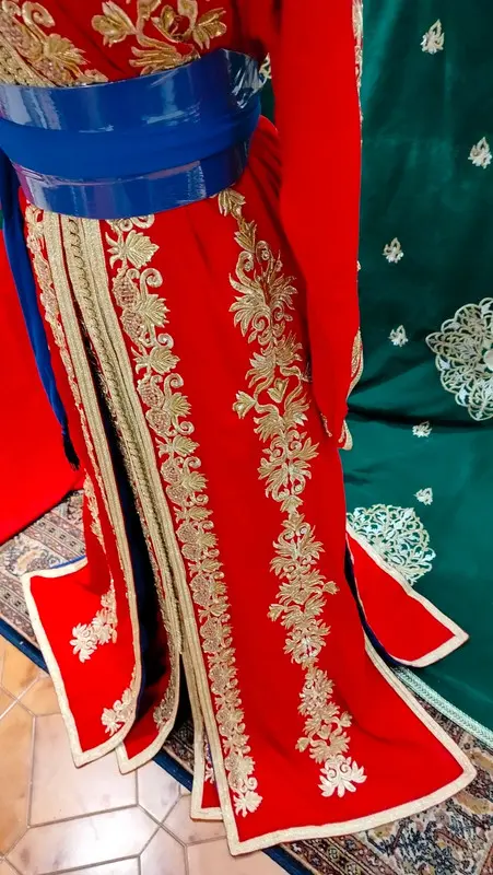 caftan marocain neuf doublé - Takchita deux pièces – Image 5