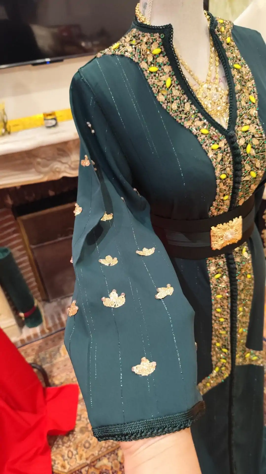 caftan marocain neuf plus accessoires – Image 3