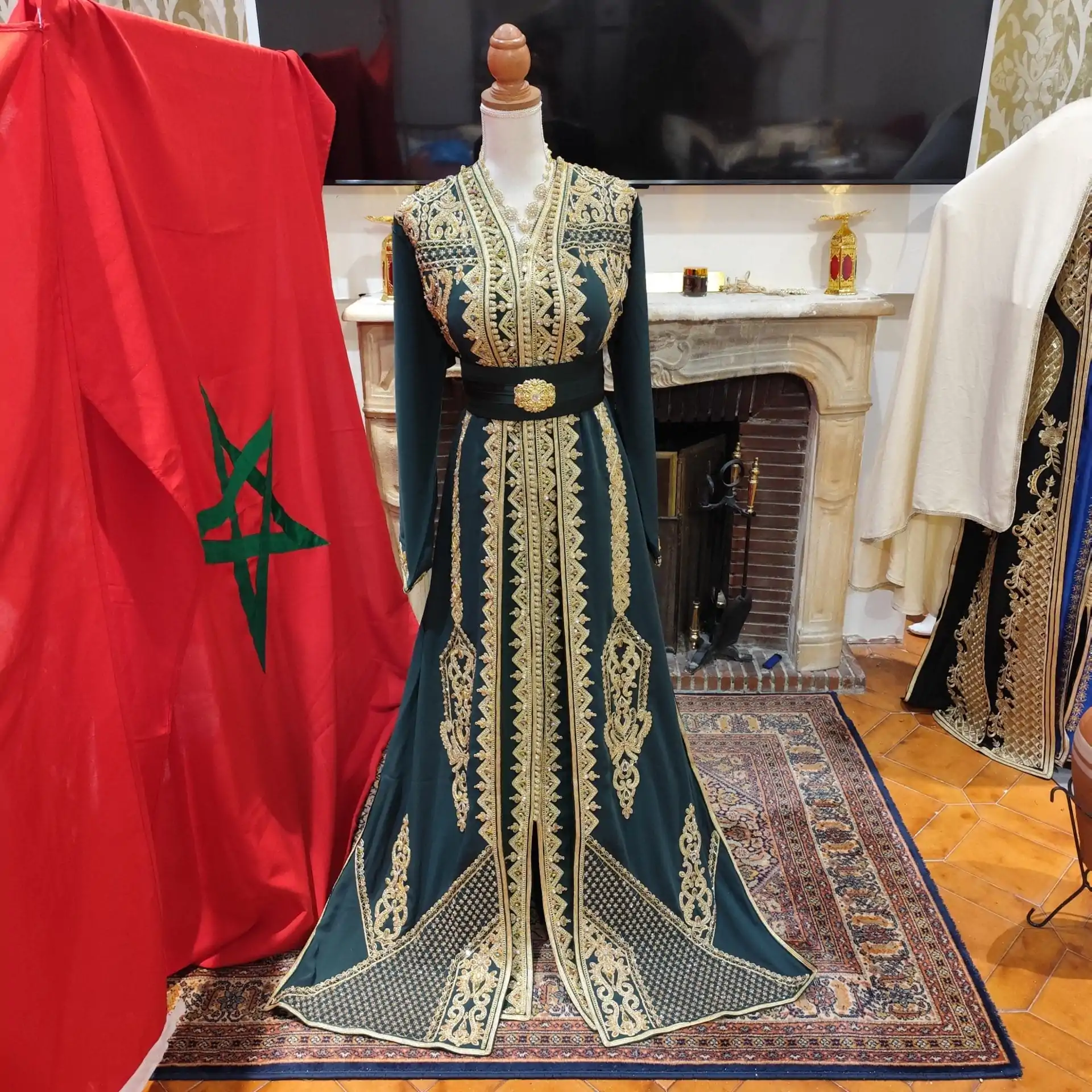 caftan marocain neuf - Takchita deux pièces – Image 9