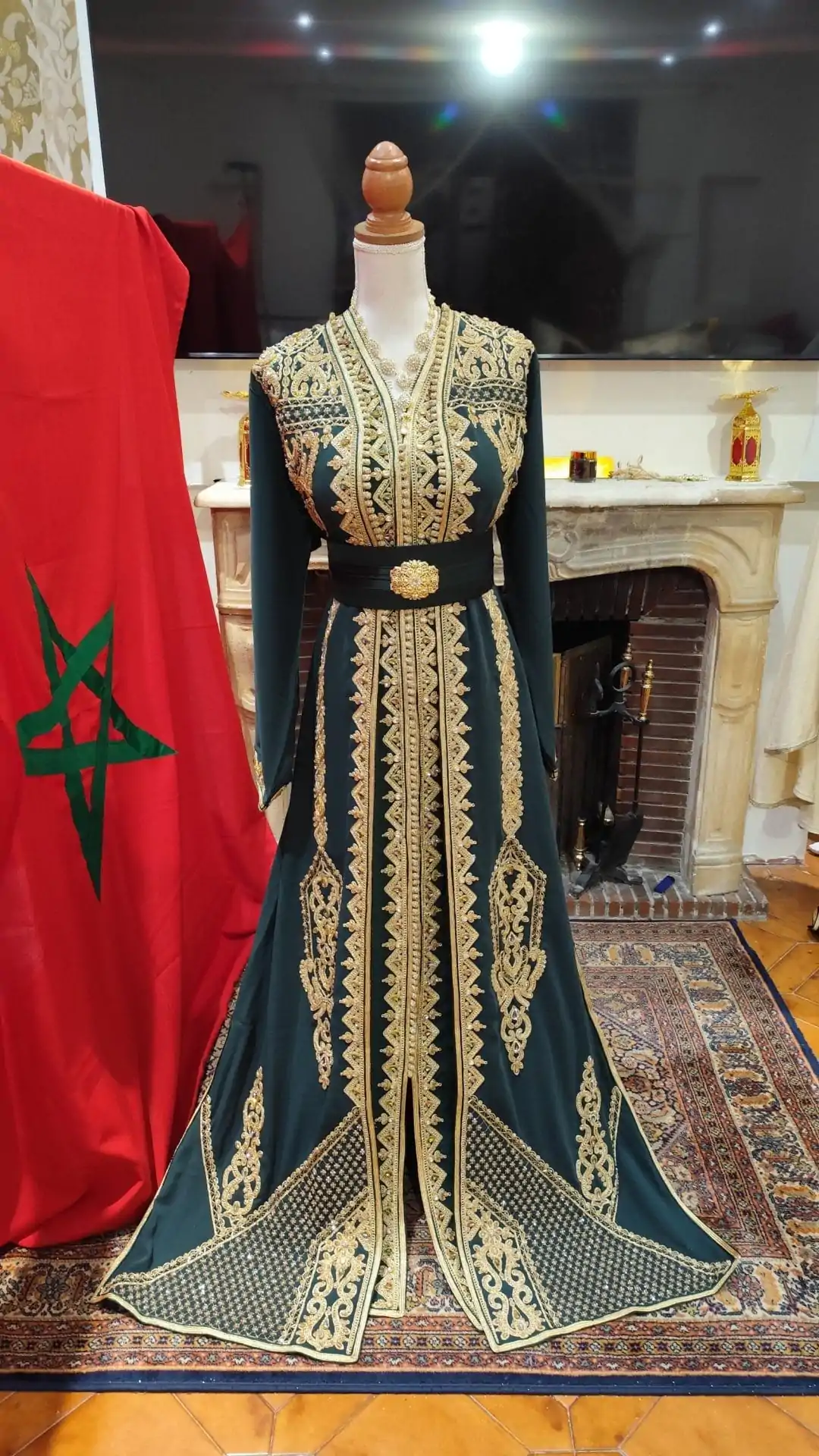 caftan marocain neuf - Takchita deux pièces – Image 4