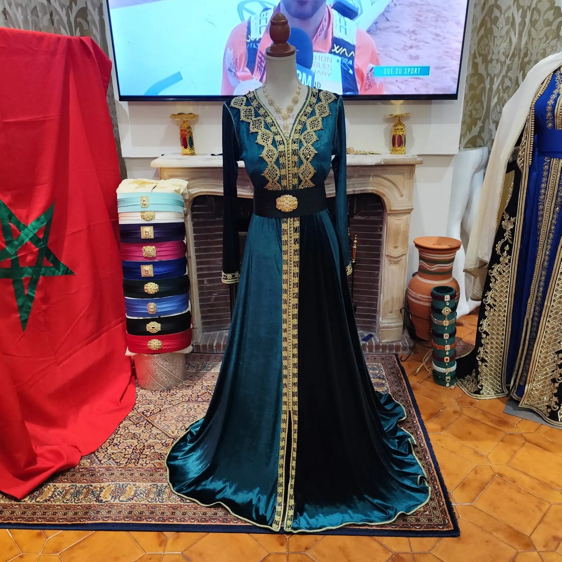 caftan marocain d occasion quasi neuf – Image 10