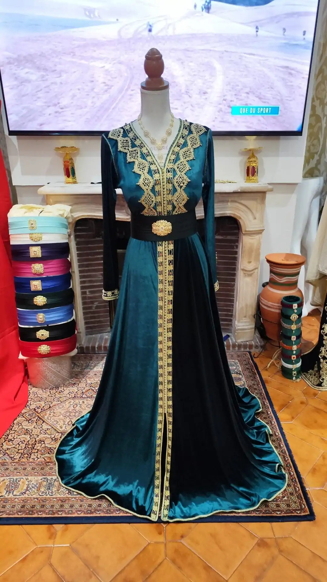 caftan marocain d occasion quasi neuf – Image 5