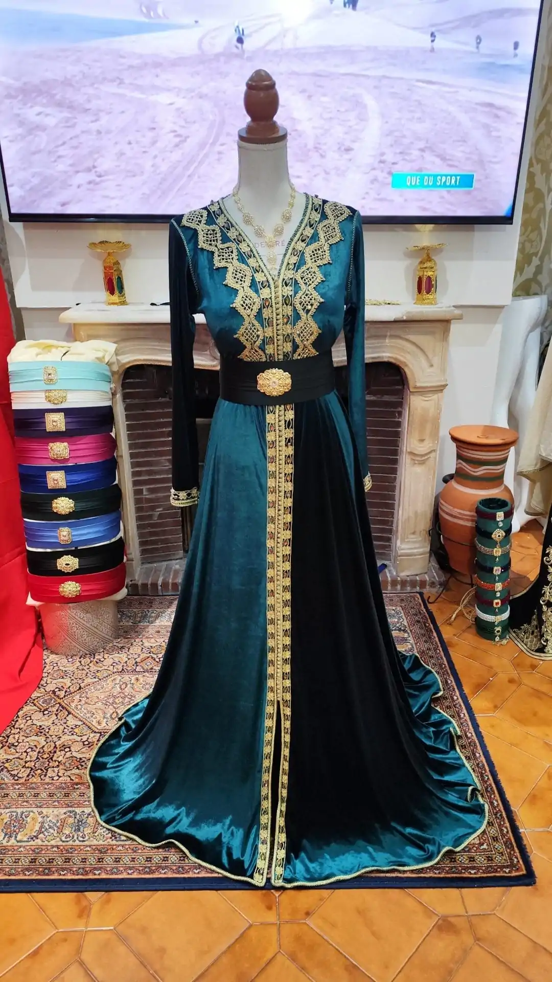 caftan marocain d occasion quasi neuf – Image 6