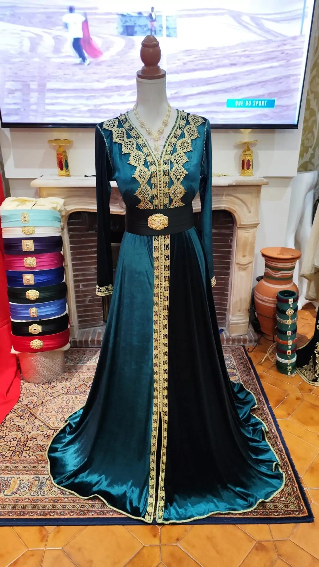 caftan marocain d occasion quasi neuf – Image 8