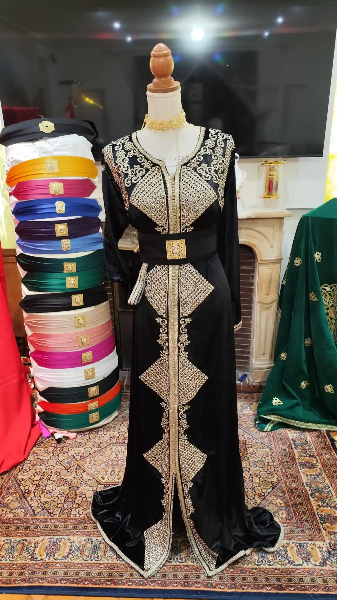 caftan marocain grand taille d occasion – Image 3