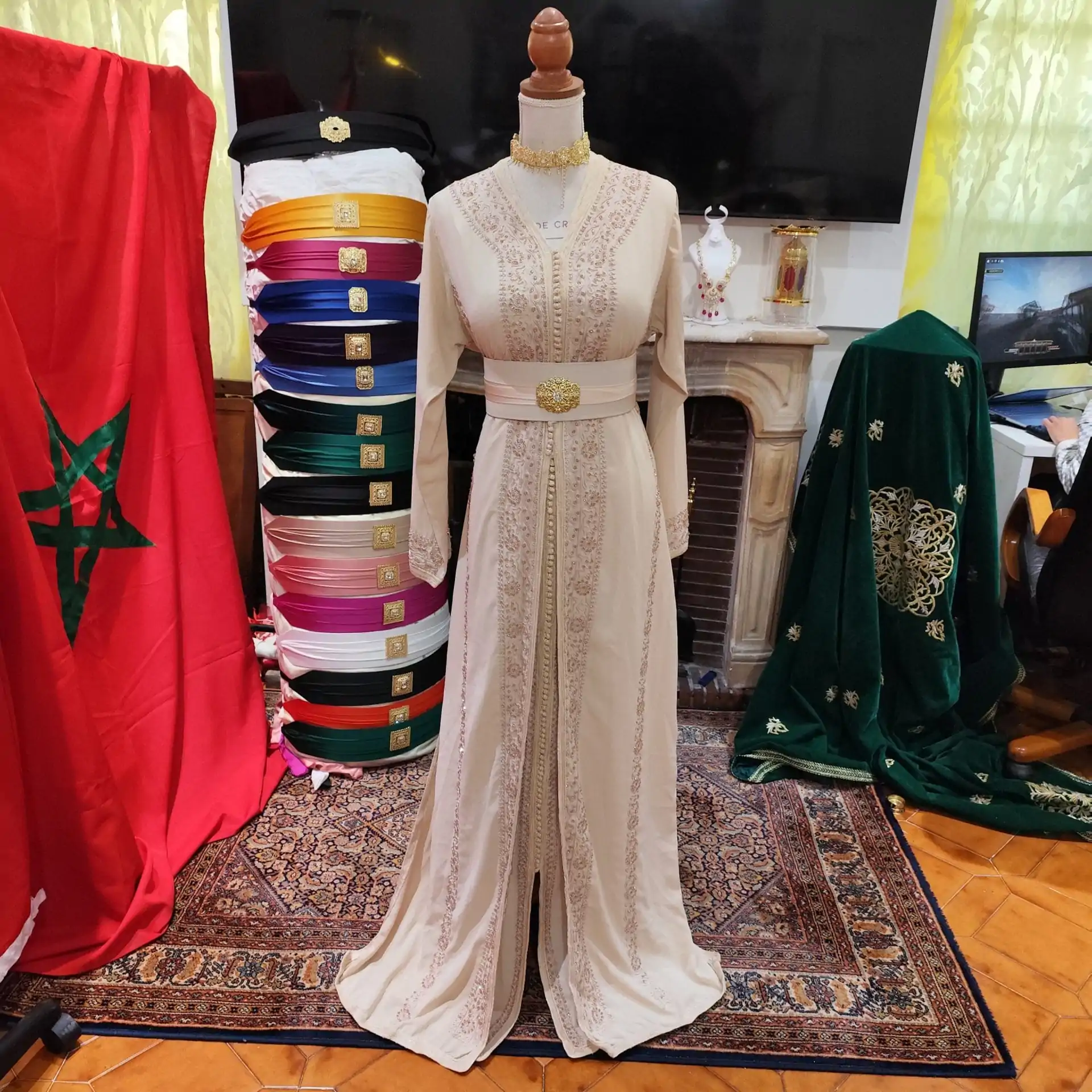 caftan marocain d occasion