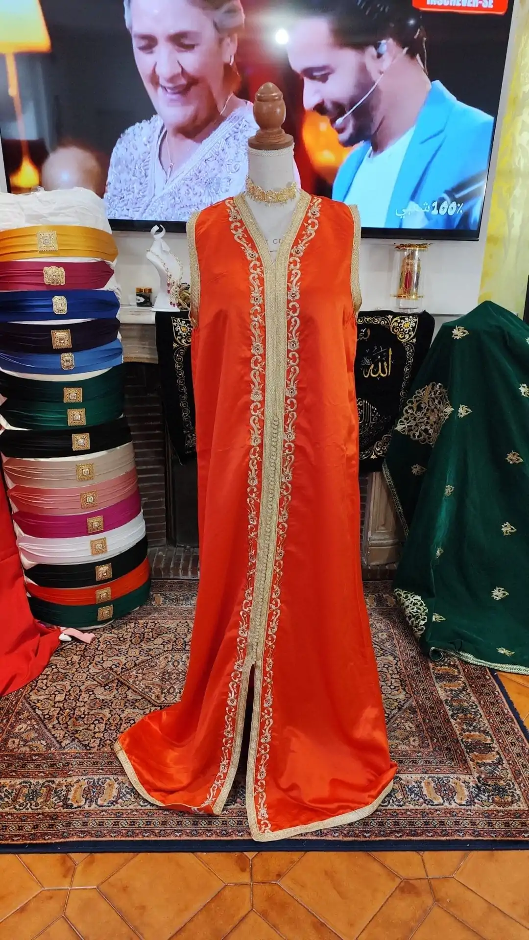caftan marocain neuf – takchita deux pièces – Image 3