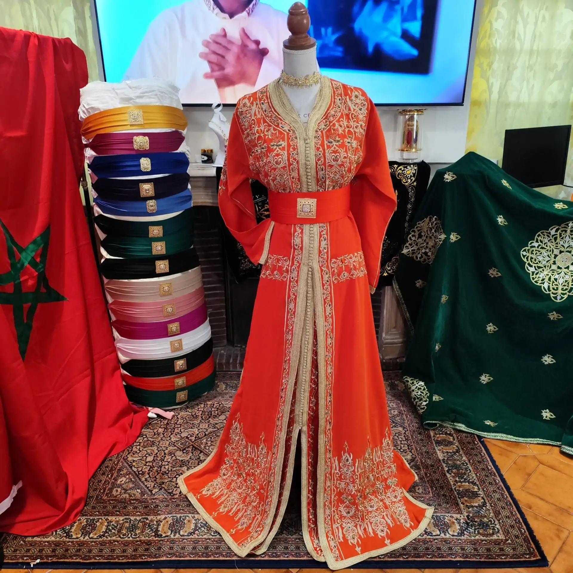 caftan marocain neuf – takchita deux pièces – Image 12