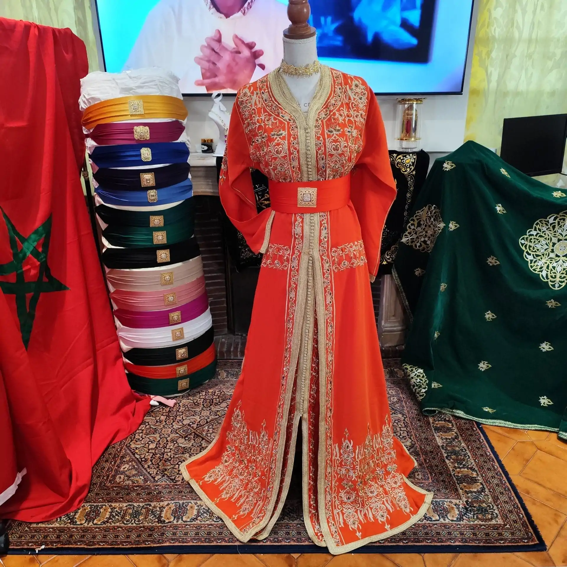 caftan marocain neuf – takchita deux pièces