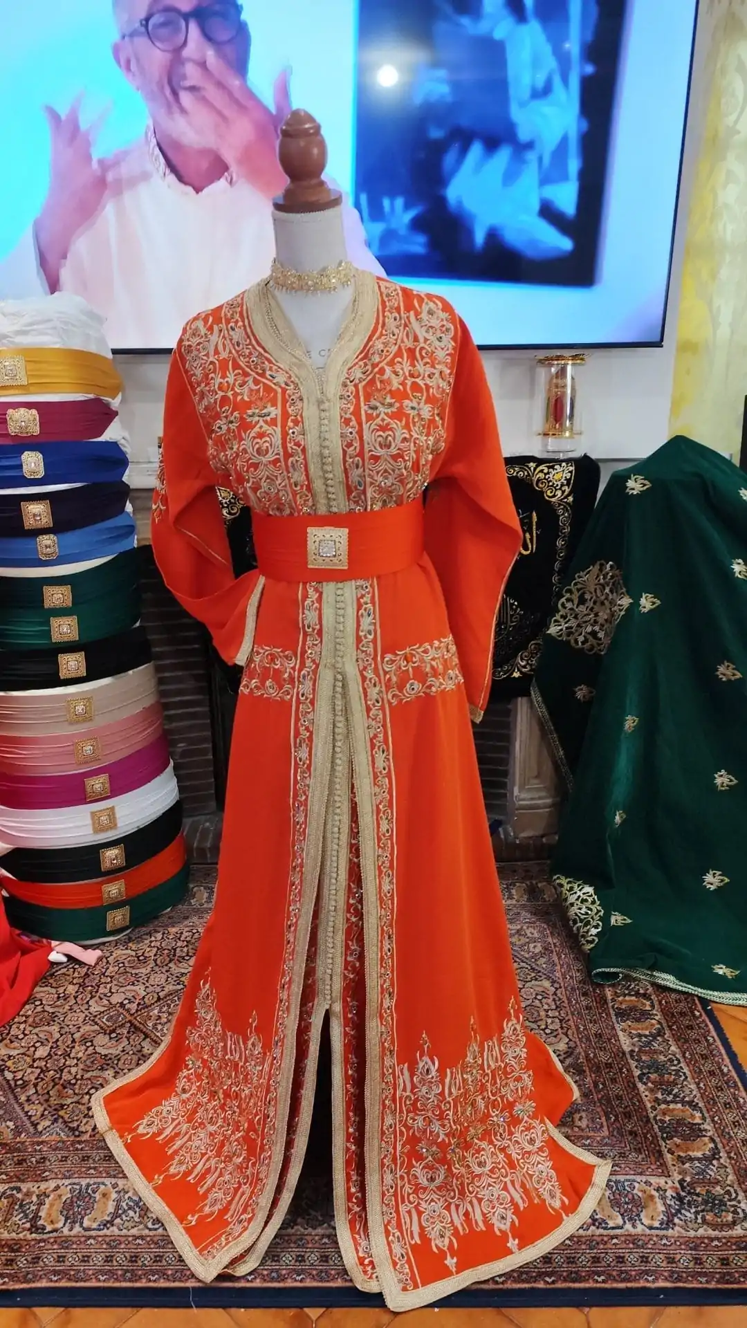 caftan marocain neuf – takchita deux pièces – Image 8