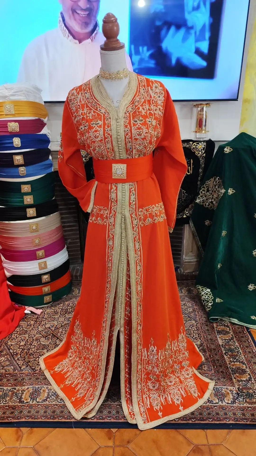 caftan marocain neuf – takchita deux pièces – Image 7
