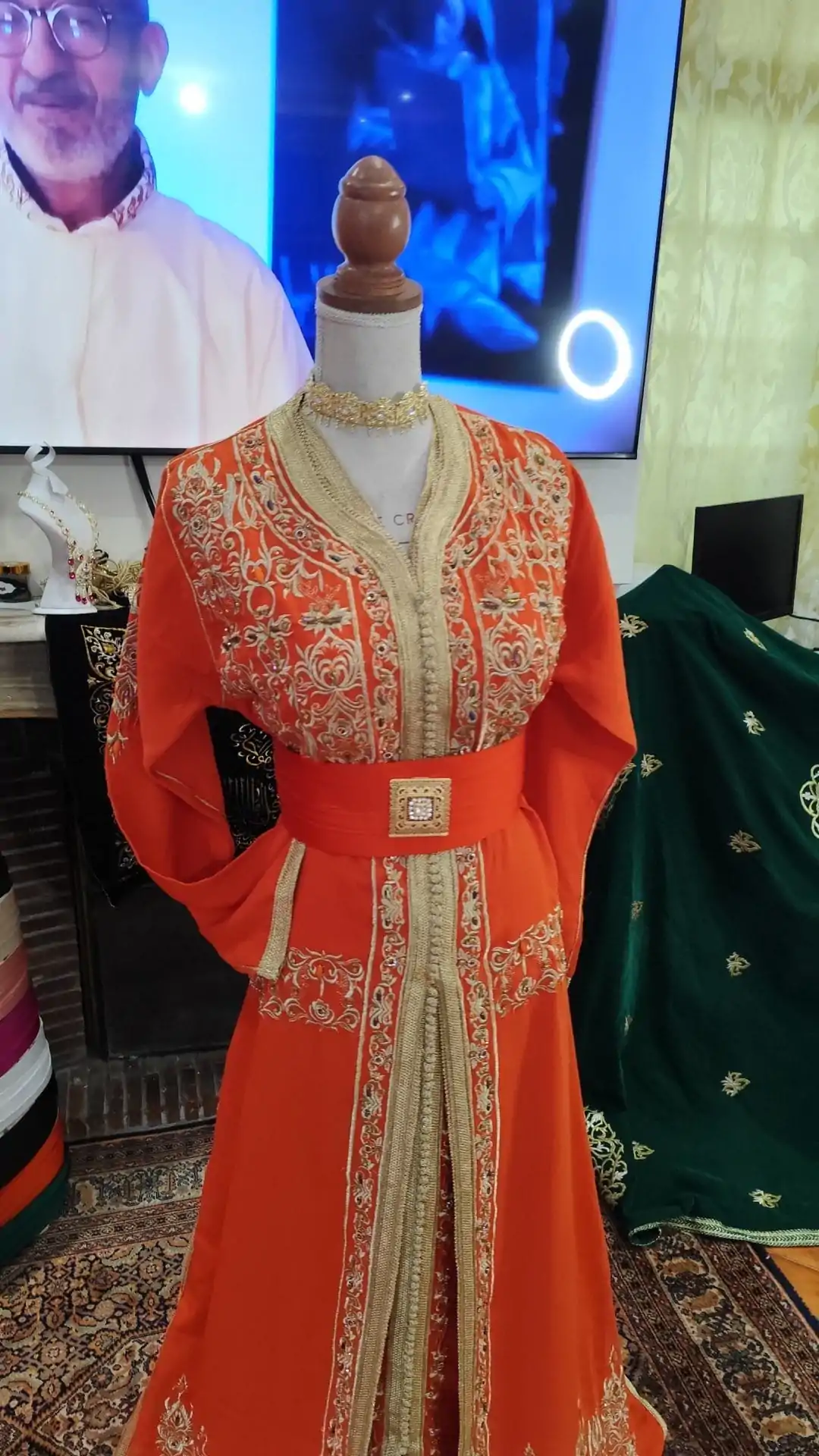 caftan marocain neuf – takchita deux pièces – Image 6