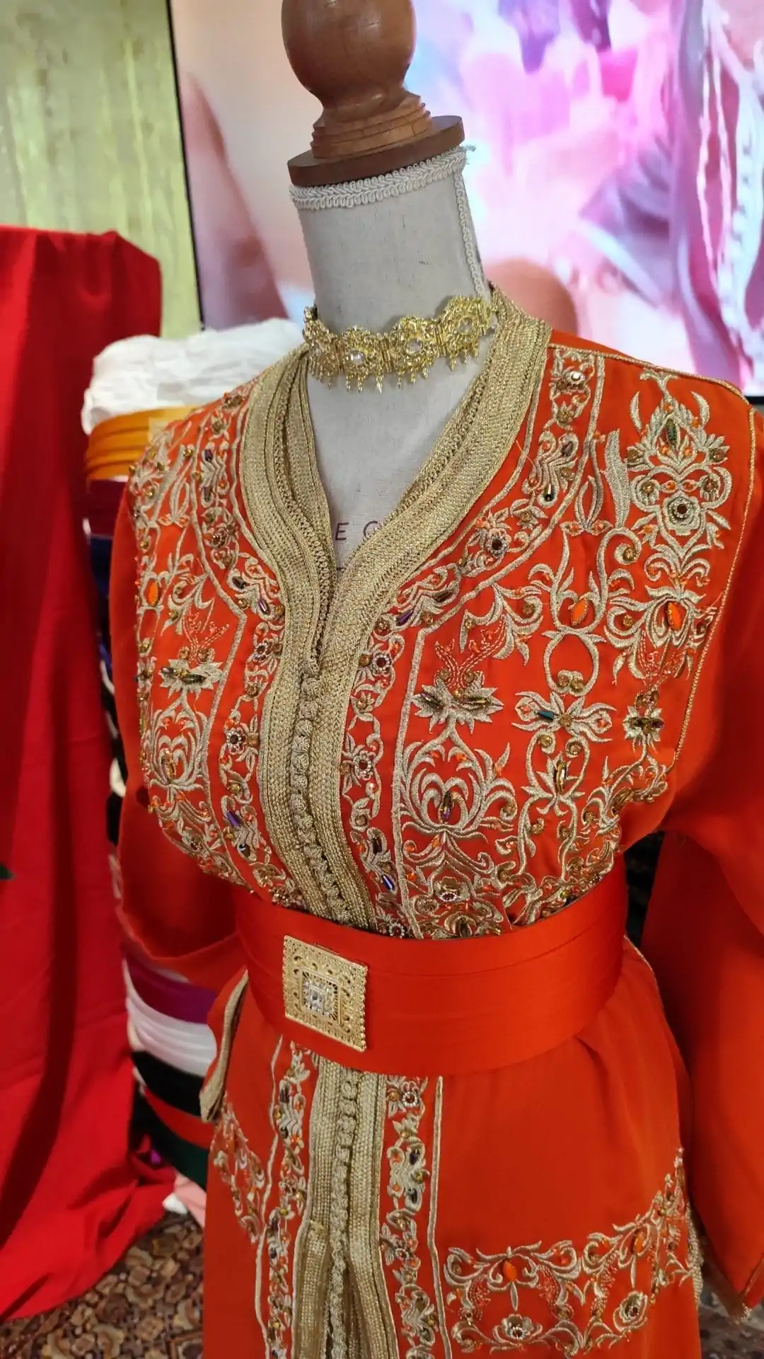 caftan marocain neuf – takchita deux pièces – Image 10