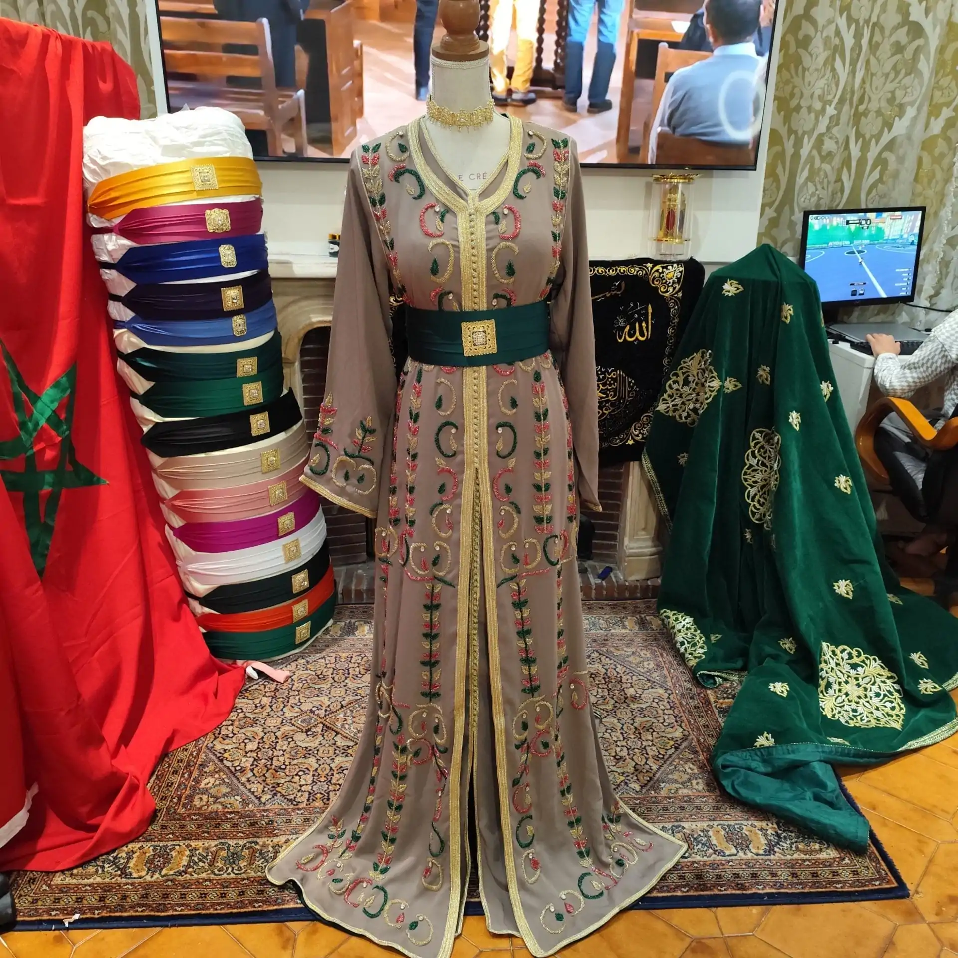 caftan marocain neuf doublé