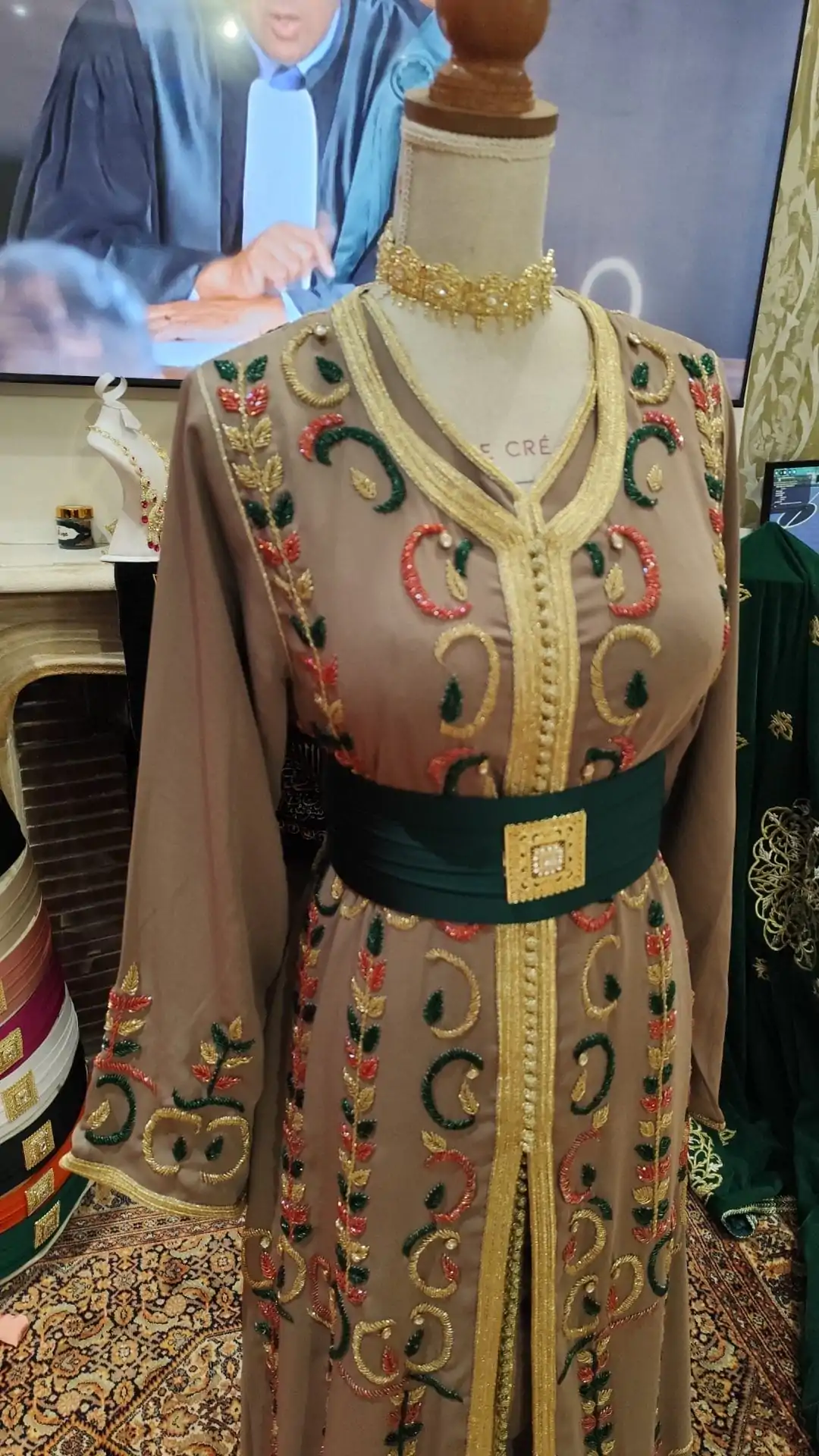 caftan marocain neuf doublé – Image 10
