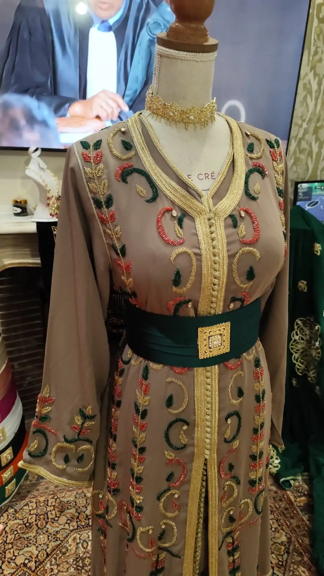 caftan marocain neuf doublé – Image 8