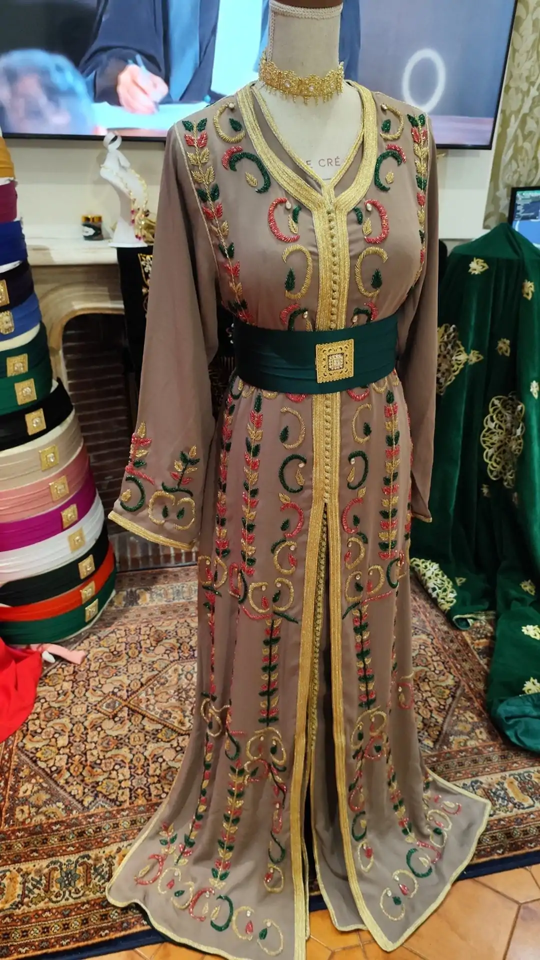 caftan marocain neuf doublé – Image 7