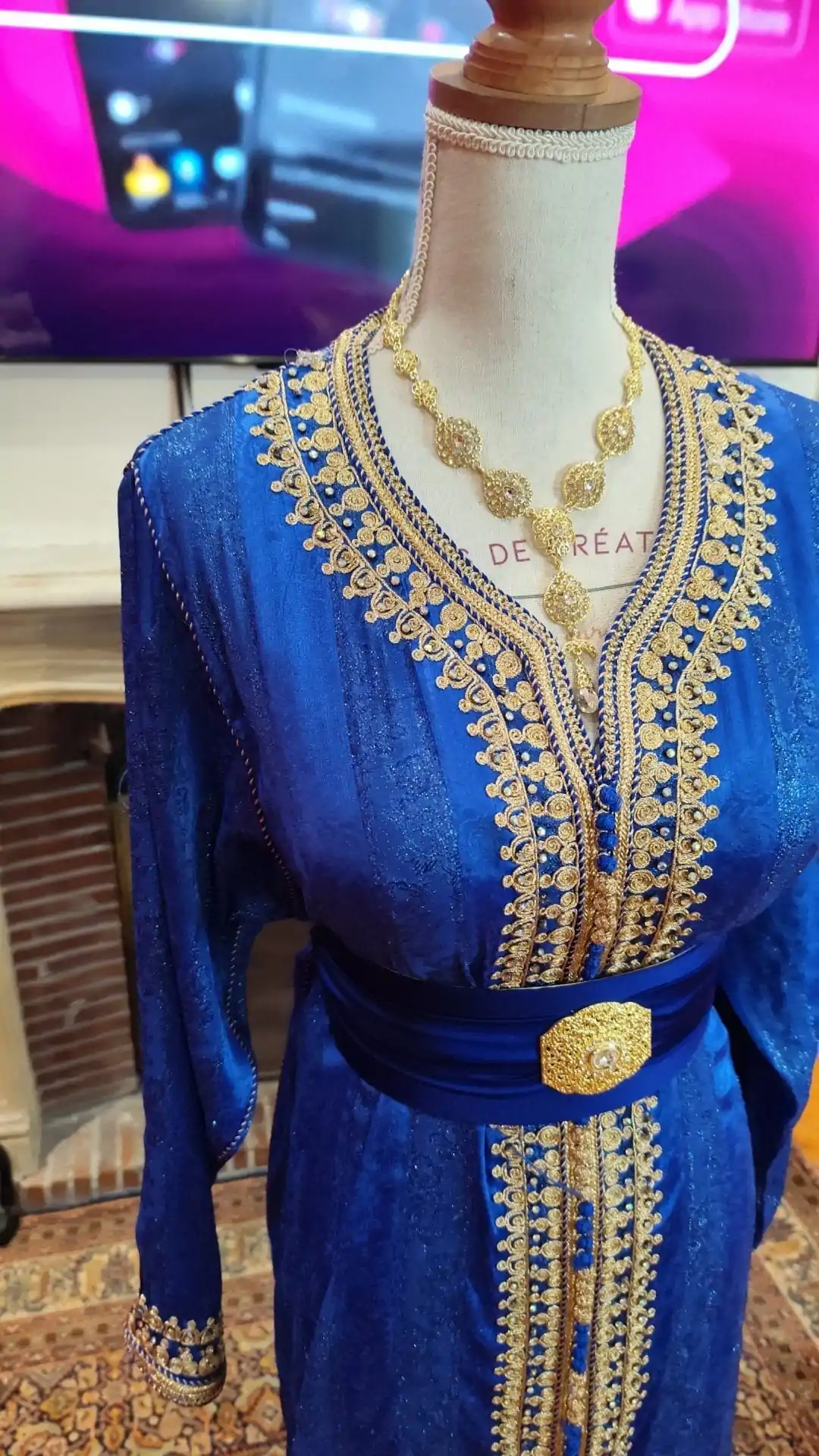 caftan marocain d occasion grande taille – Image 4